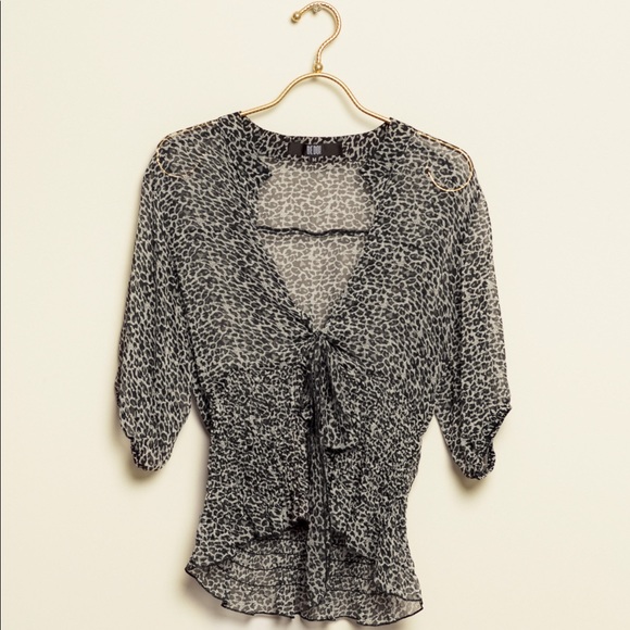 Leopard Print Blouse - Picture 8 of 9